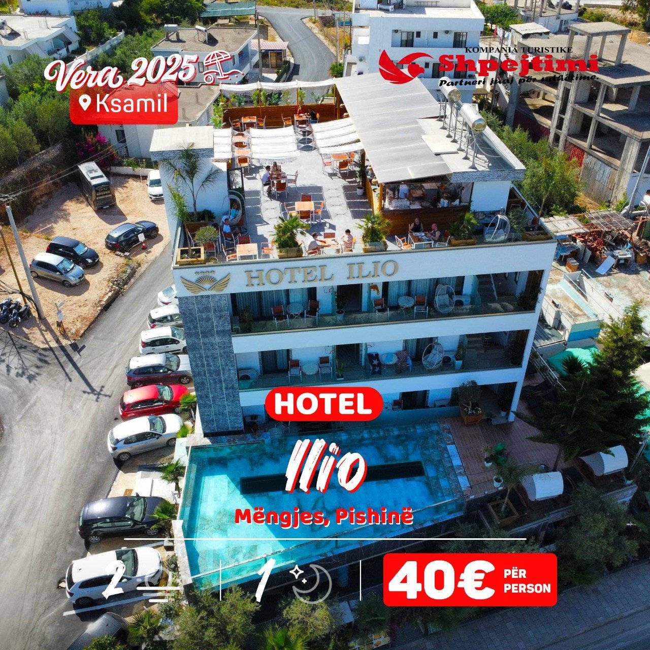 Super Hotel ILIO - Ksamil ,me super ofertë për pushime verore