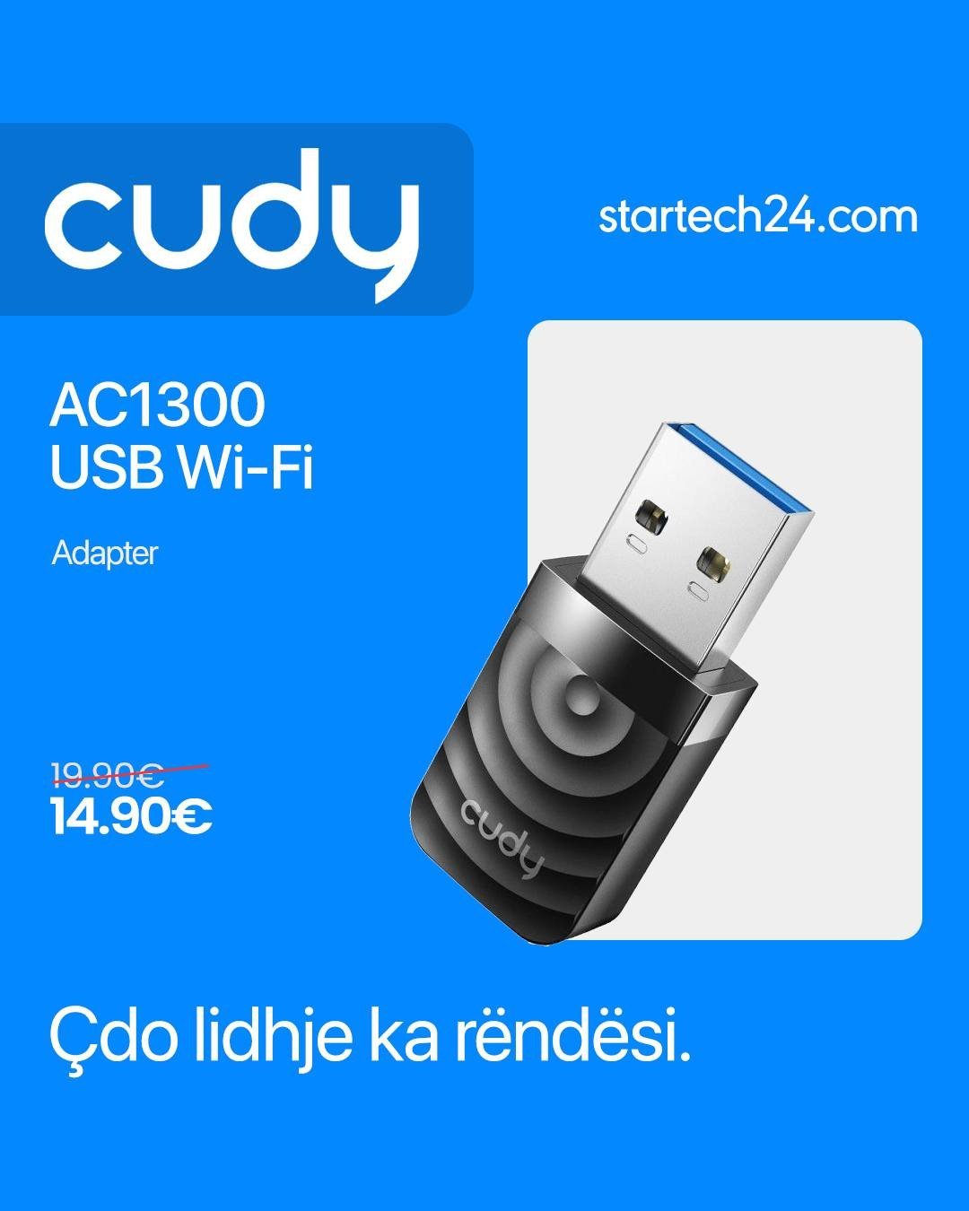 Cudy AC1300 USB Wi-Fi Adapter