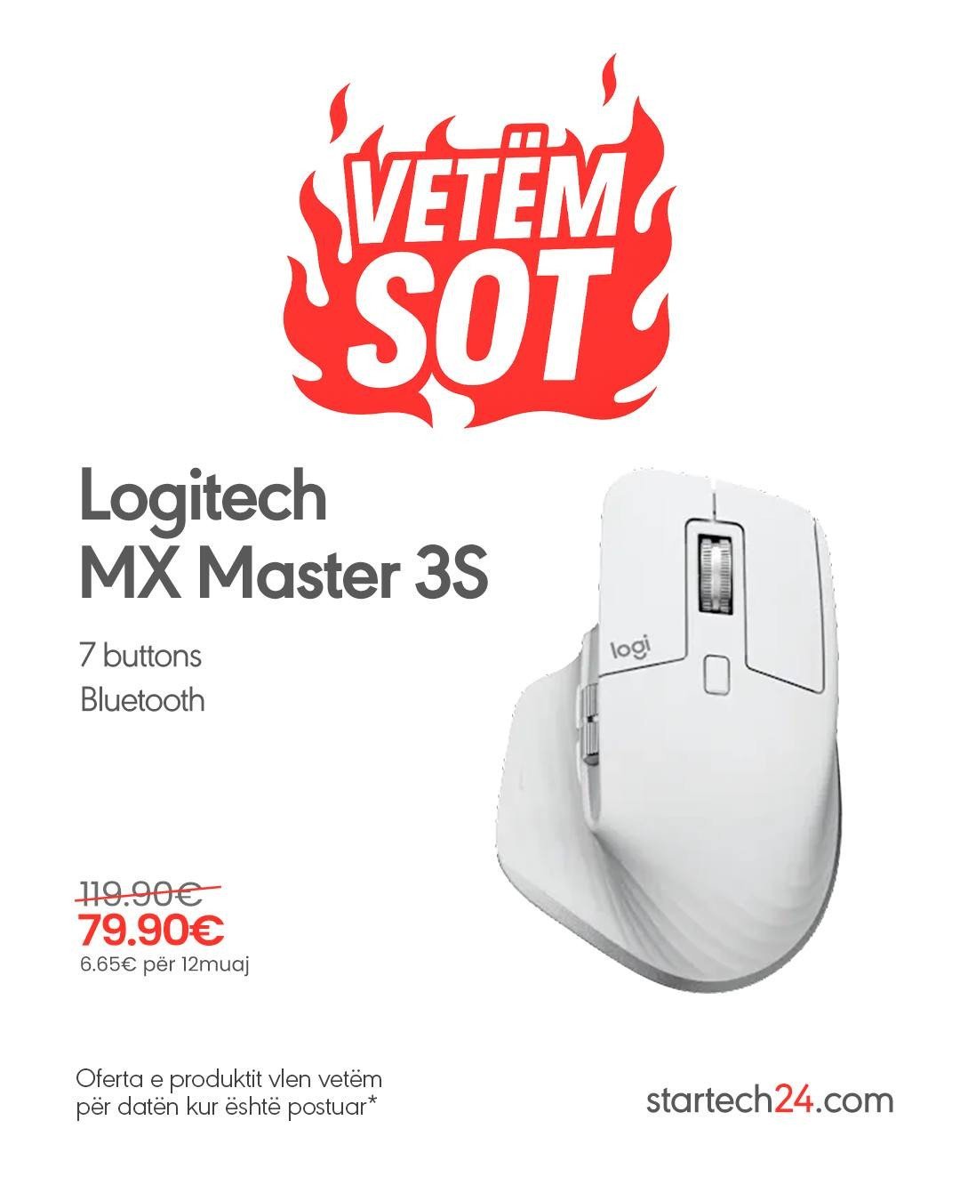Logitech MX Master 3S – Mausi më i mirë për produktivitet