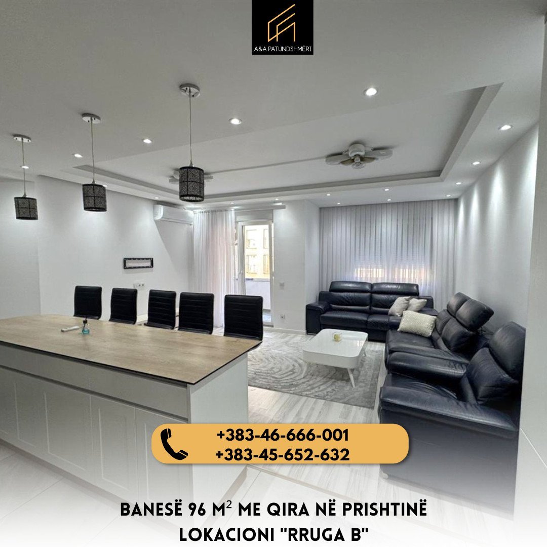 Banesë 96m² me Qira Prishtinë / Rruga B