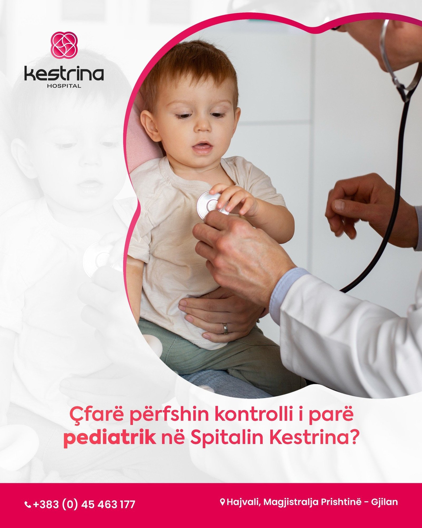 Çfarë përfshin kontrolli i parë pediatrik?