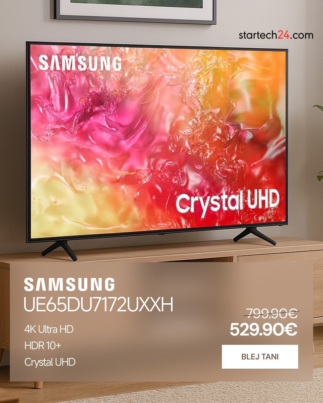 Samsung  – televizor 65" Crystal UHD