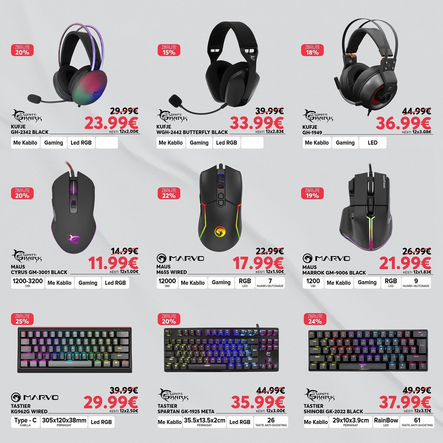 Oferta Speciale nga Tech Gate për TV, laptopë, telefona, pajisje gaming, trotineta elektrik dhe më shumë