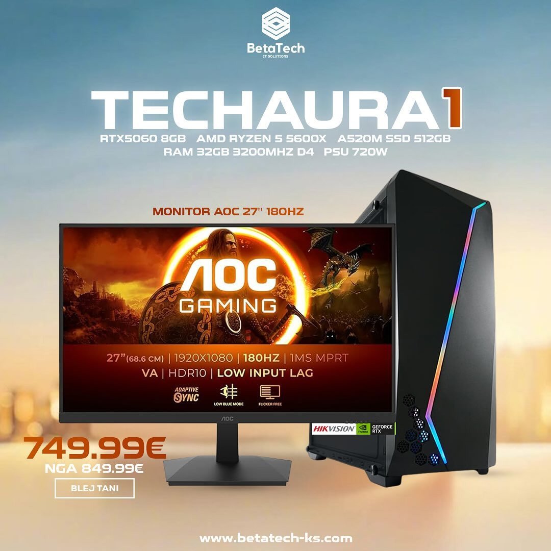 TECHAURA 2 – pajisur për performancë maksimale