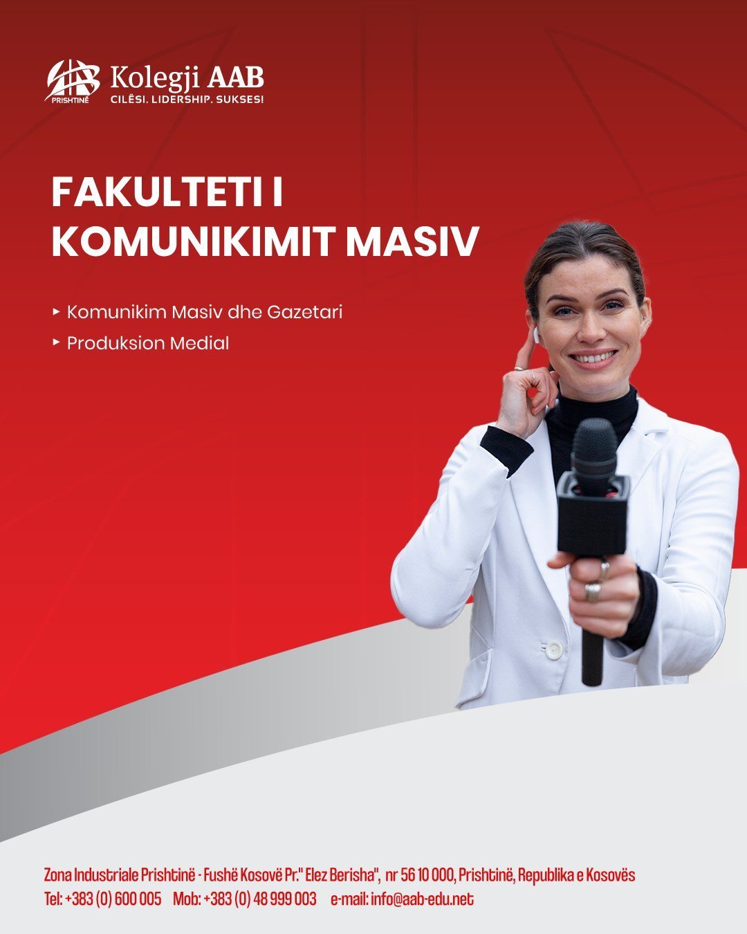 Fakulteti i Komunikimit Masiv në Kolegjin AAB