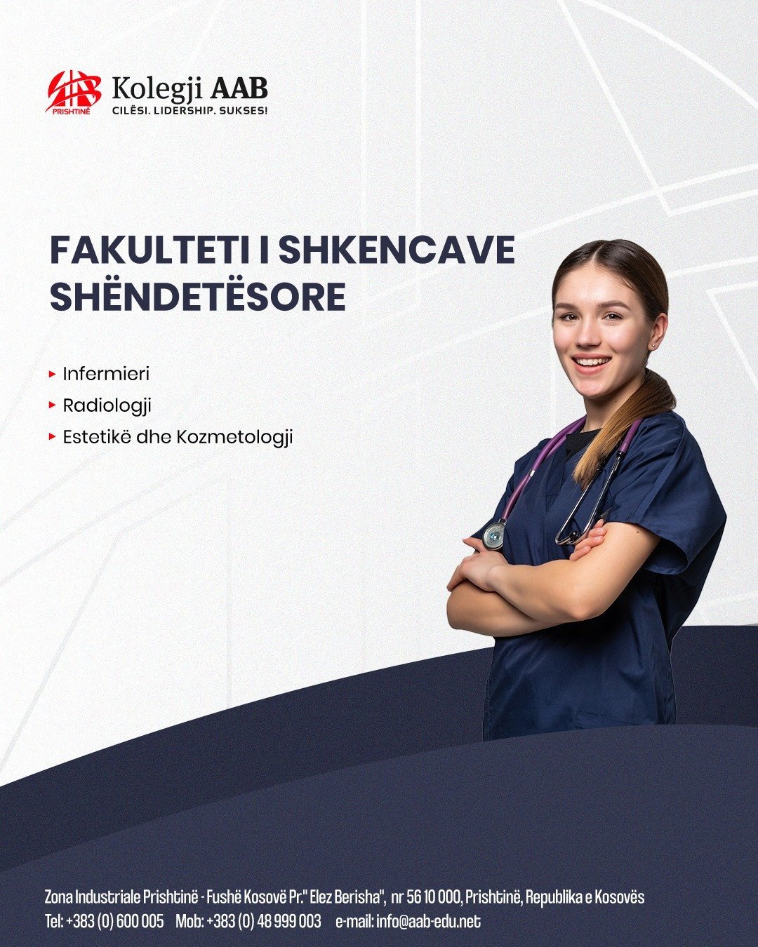Kolegji AAB ka hapur zyrtarisht regjistrimet për vitin e ri akademik në Fakultetin e Shkencave Shëndetësore
