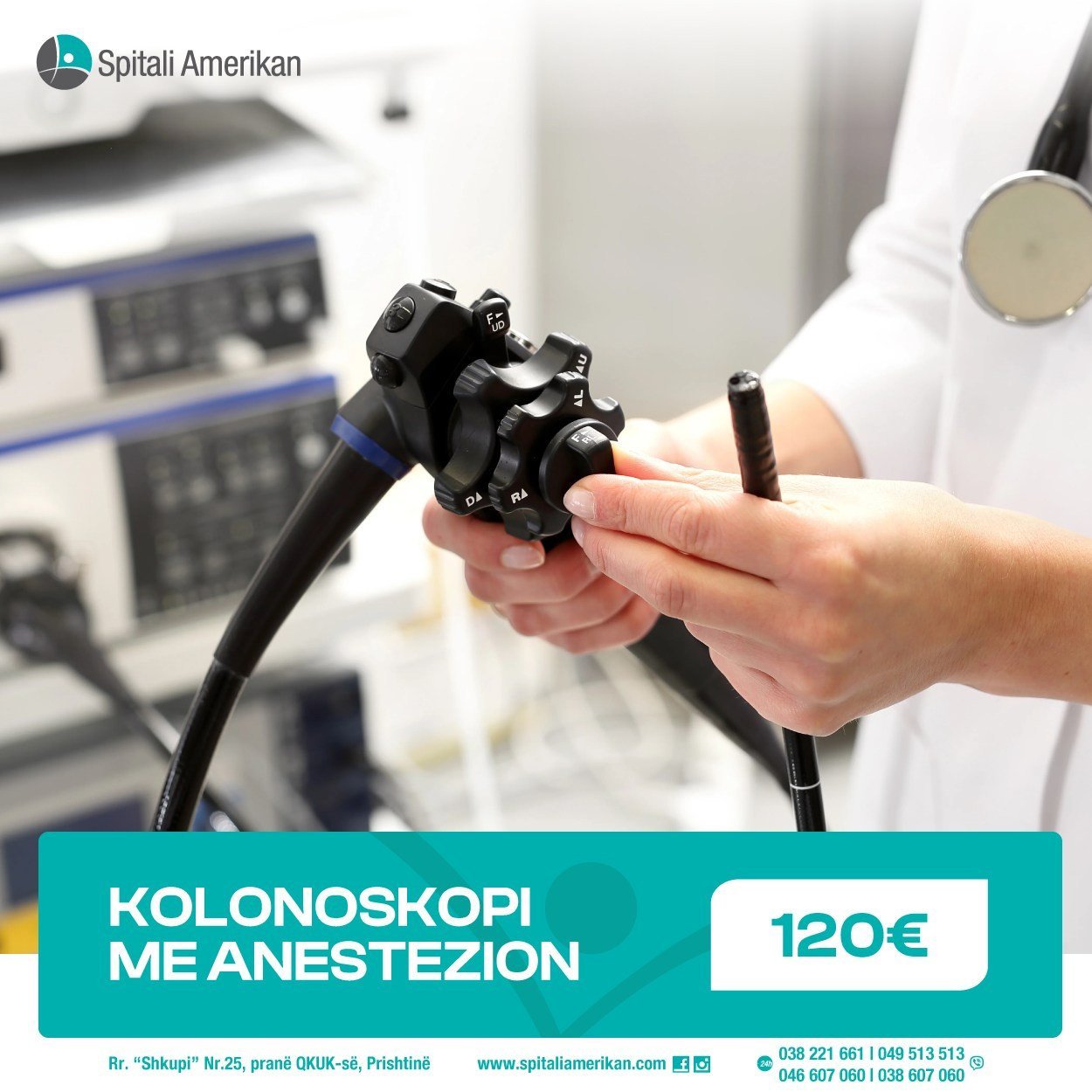 Kolonoskopia në Spitalin Amerikan