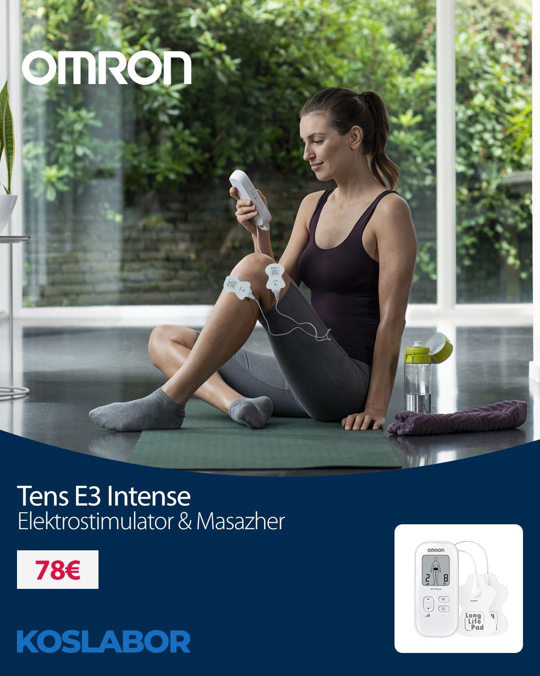 Elektrostimulator Omron Tens E3