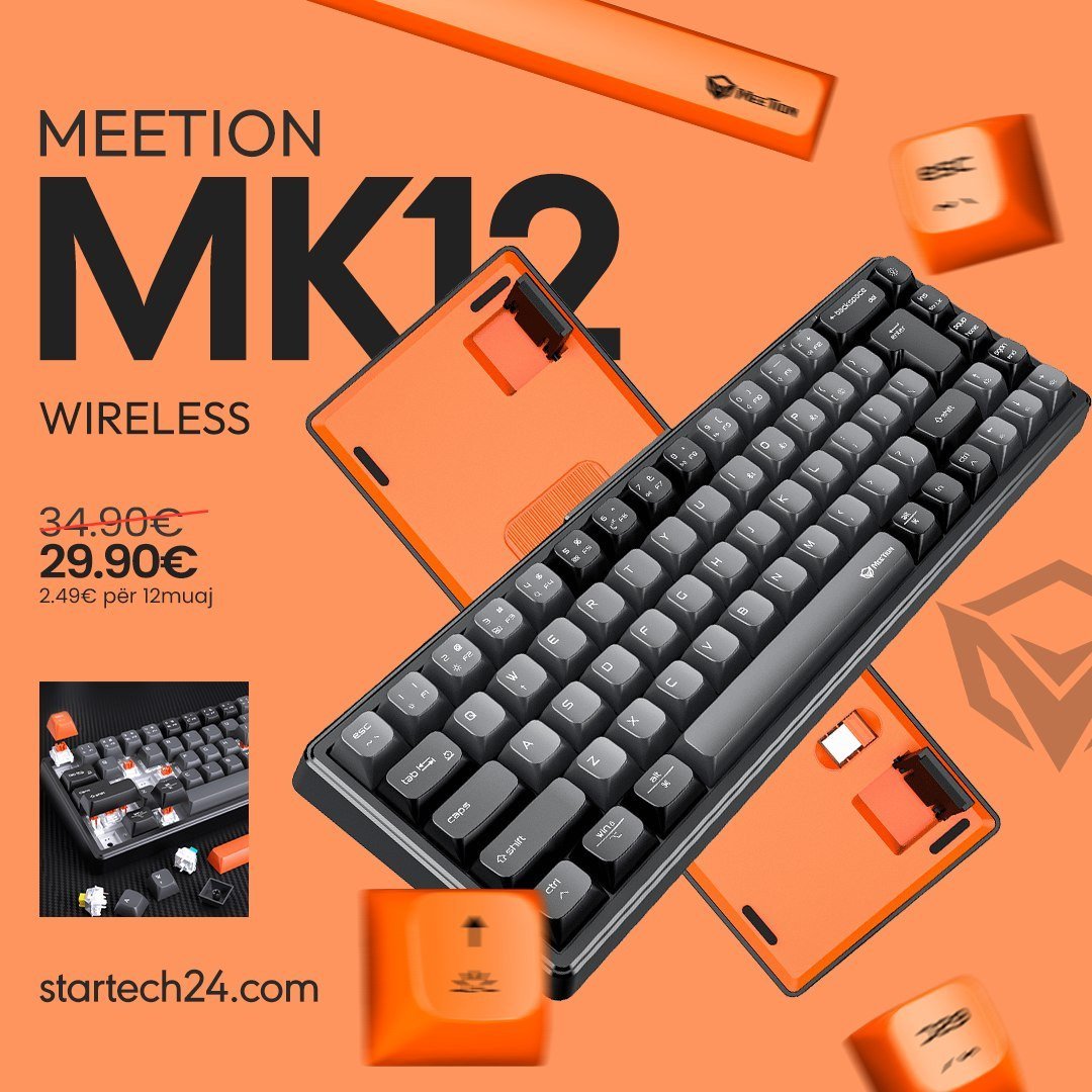Tastierë wireless Meetion MK12