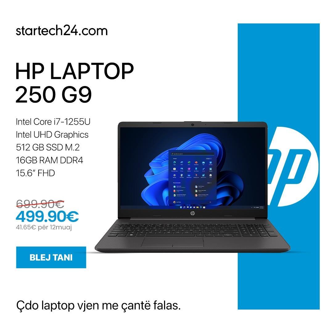 HP 250 G9 – laptop me procesor