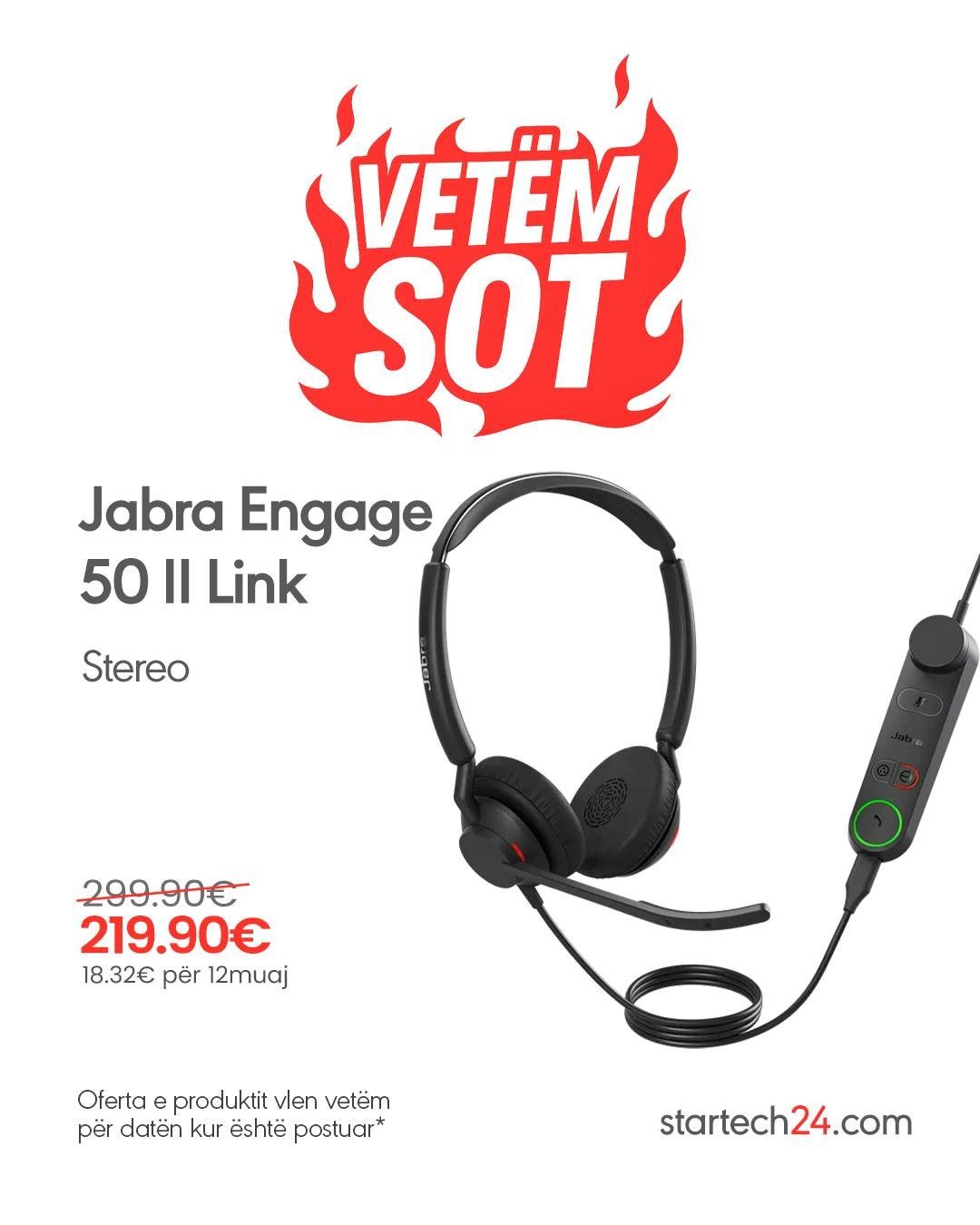 Jabra Engage 50 II Link – Zëri kristal për çdo thirrje profesionale