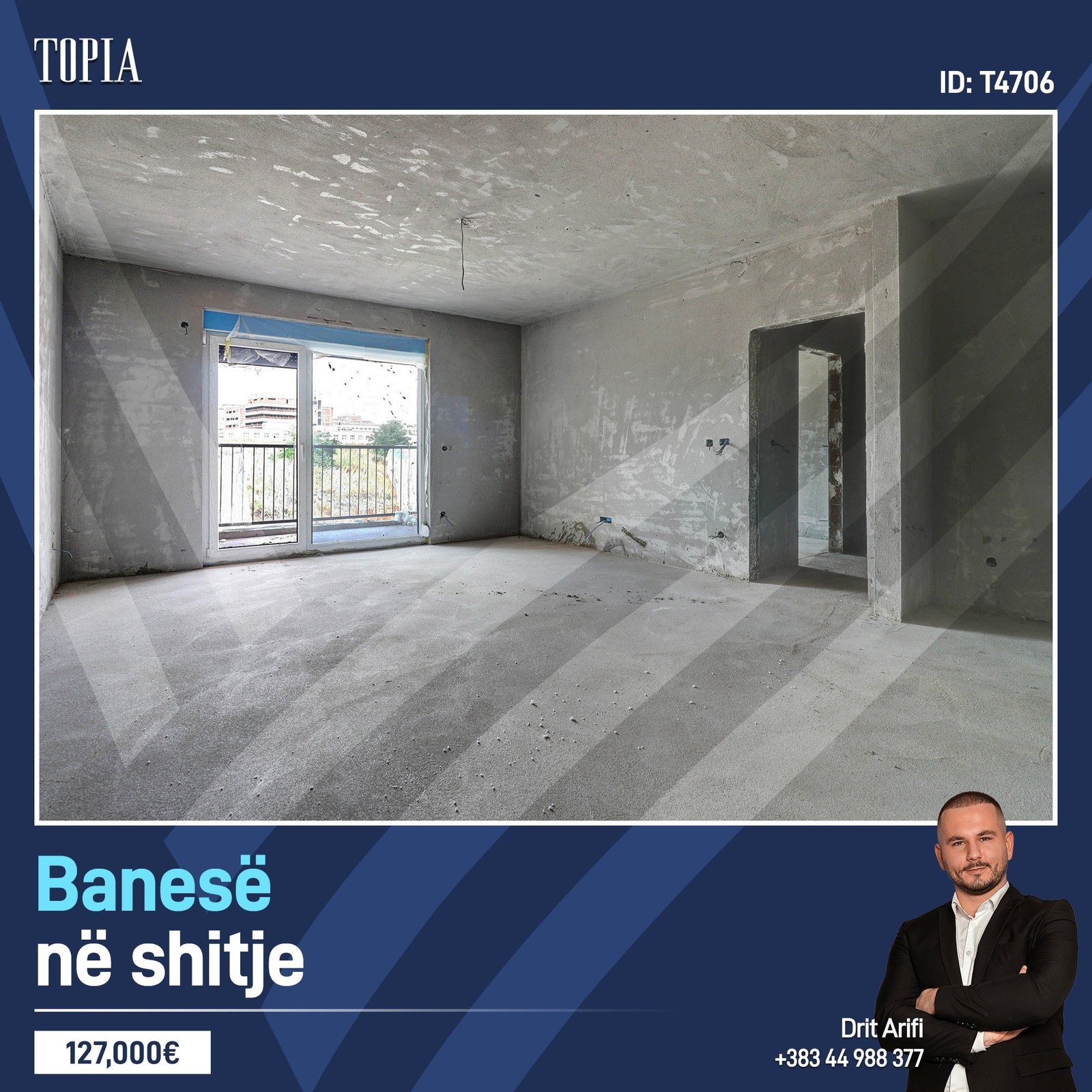 Banesë  në shitje në lagjen Prishtina e Re – Rruga A