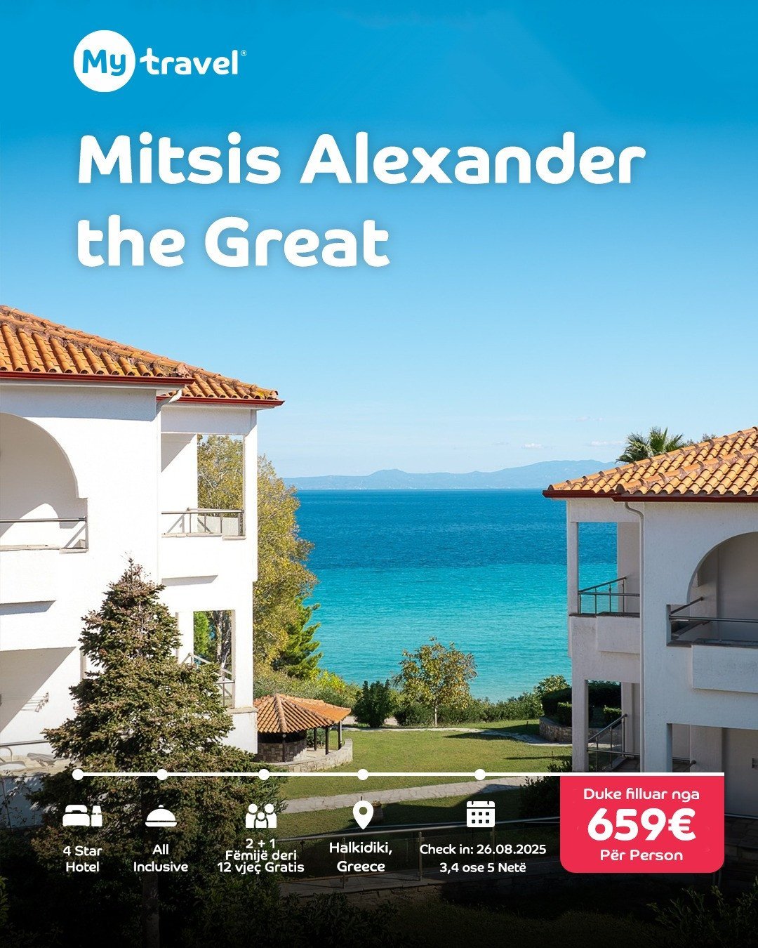 Pushime luksoze në Mitsis Alexander the Great!