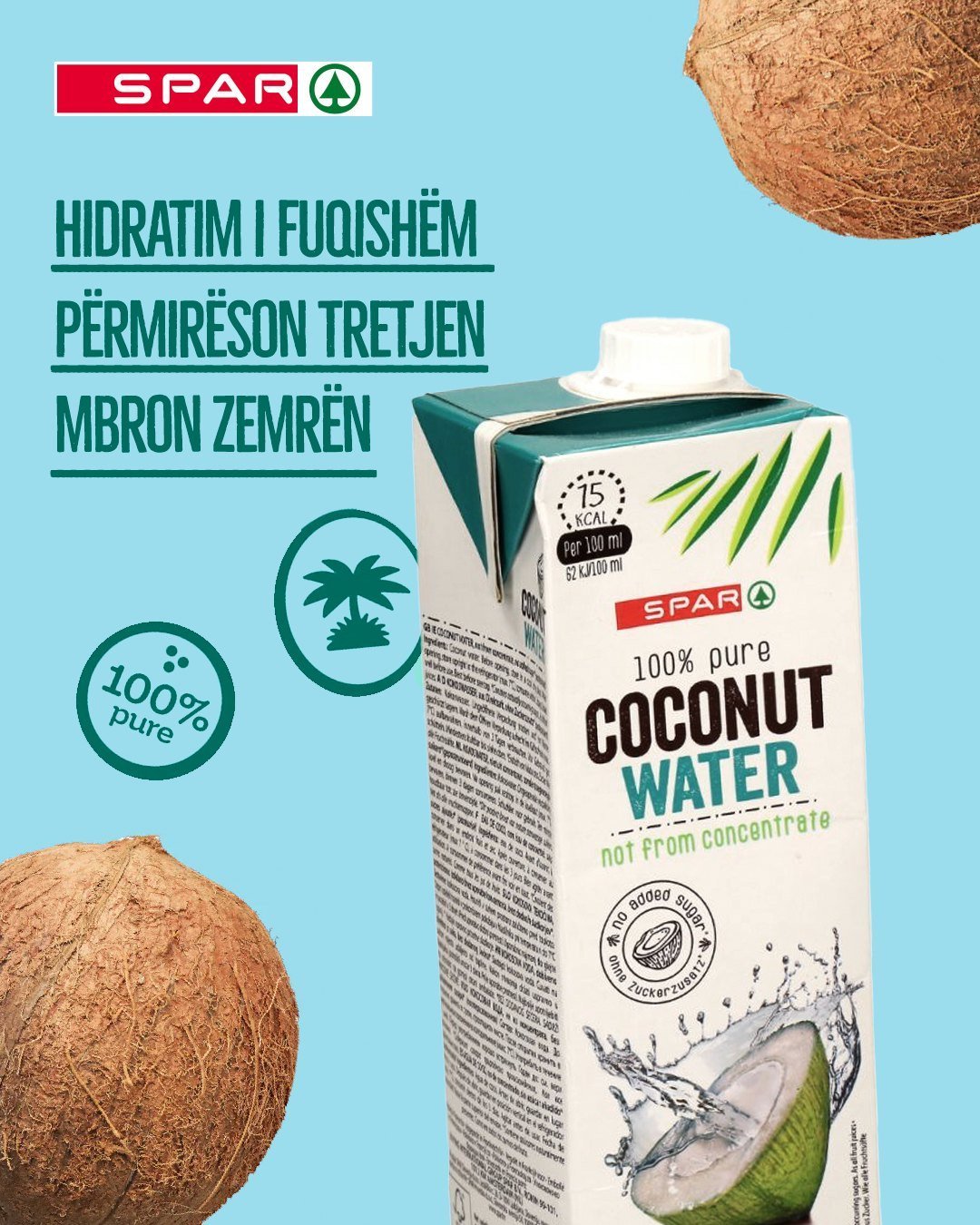 Coconut Water SPAR, erdhi përsëri në marketin tonë