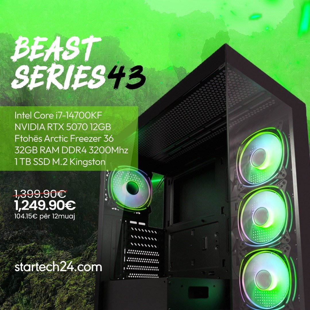 BEAST Series 43 – fuqi për çdo gamer