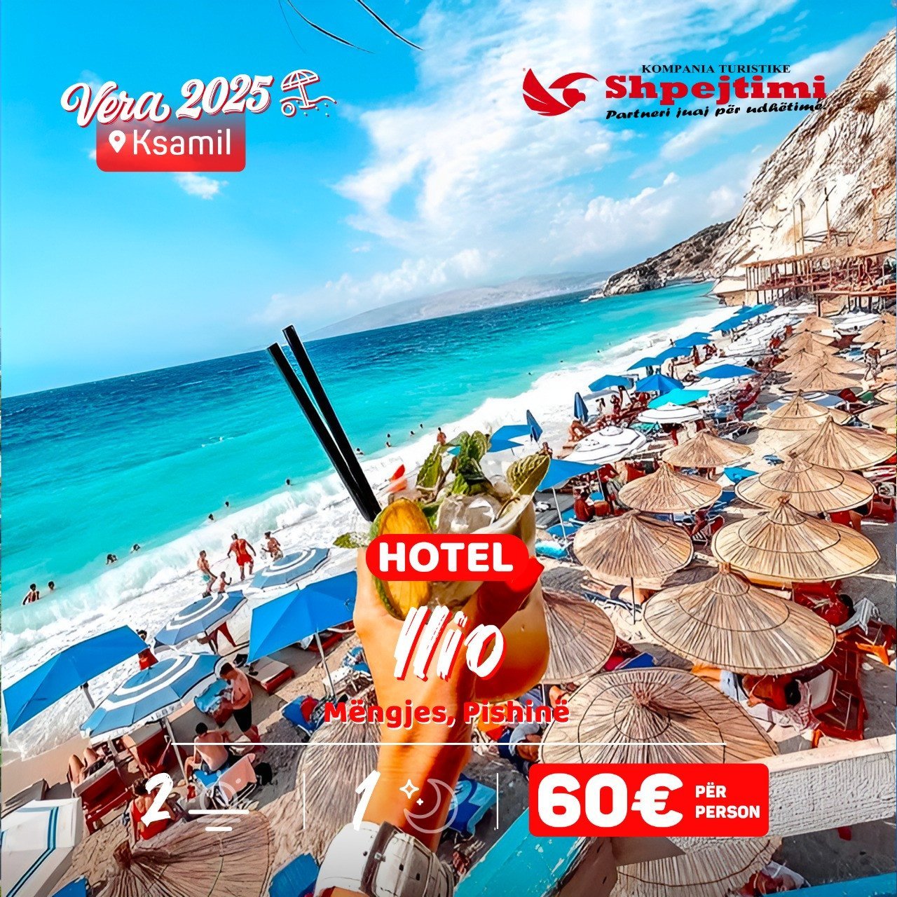 Super Hotel ILIO - Ksamil ,me super ofertë për pushime verore