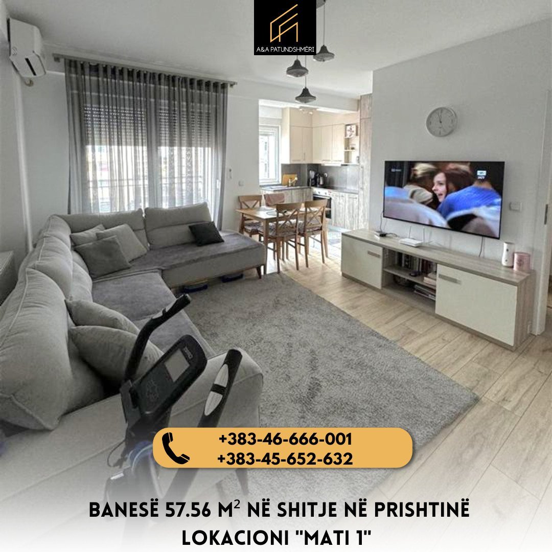 Banesë 57m² në Shitje Prishtinë/Mati 1
