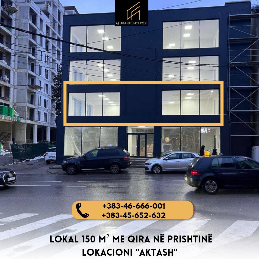Lokal 150m² me Qira Prishtinë/Aktash