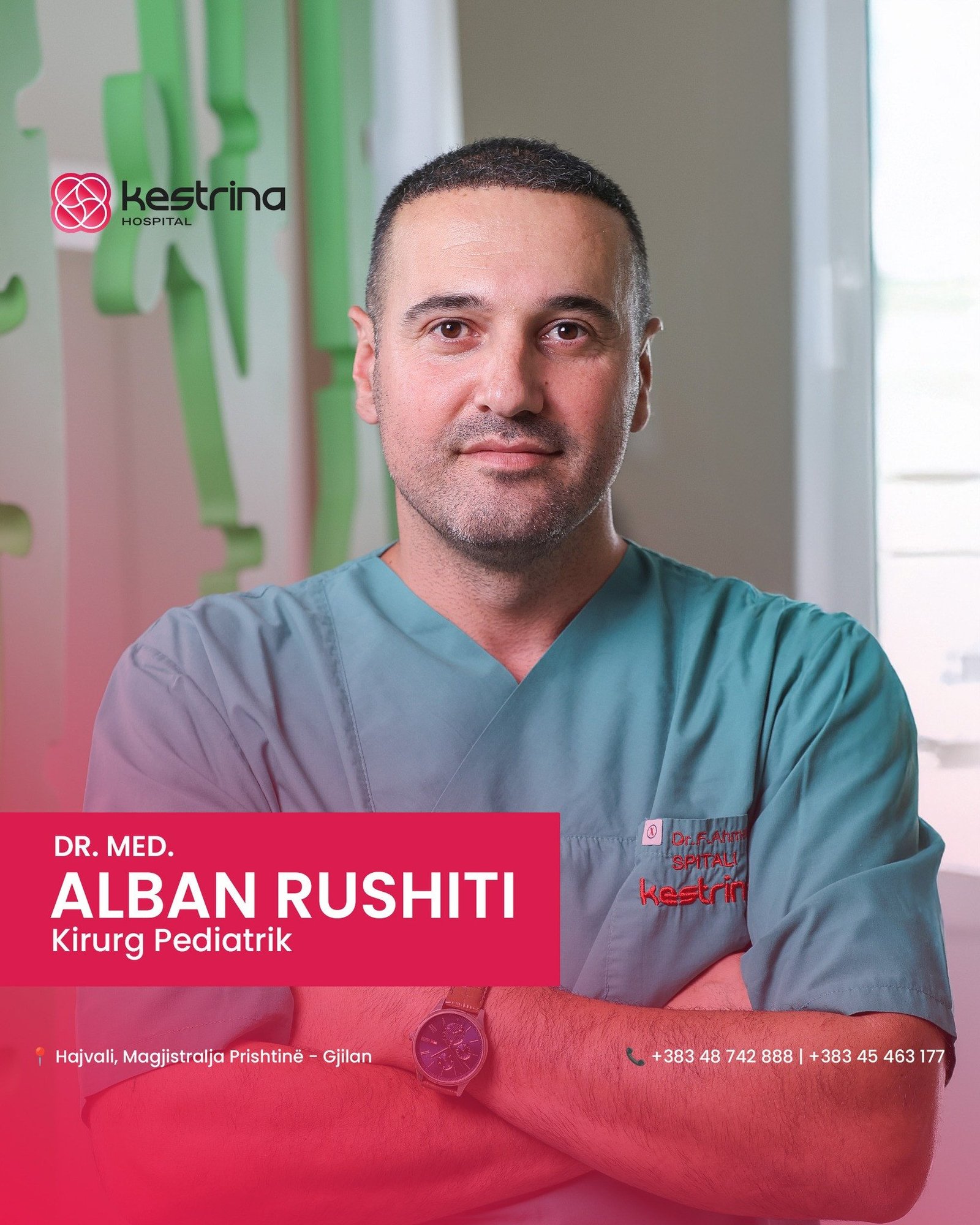Njihuni me Dr. Alban Rushiti – Kirurg Pediatrik