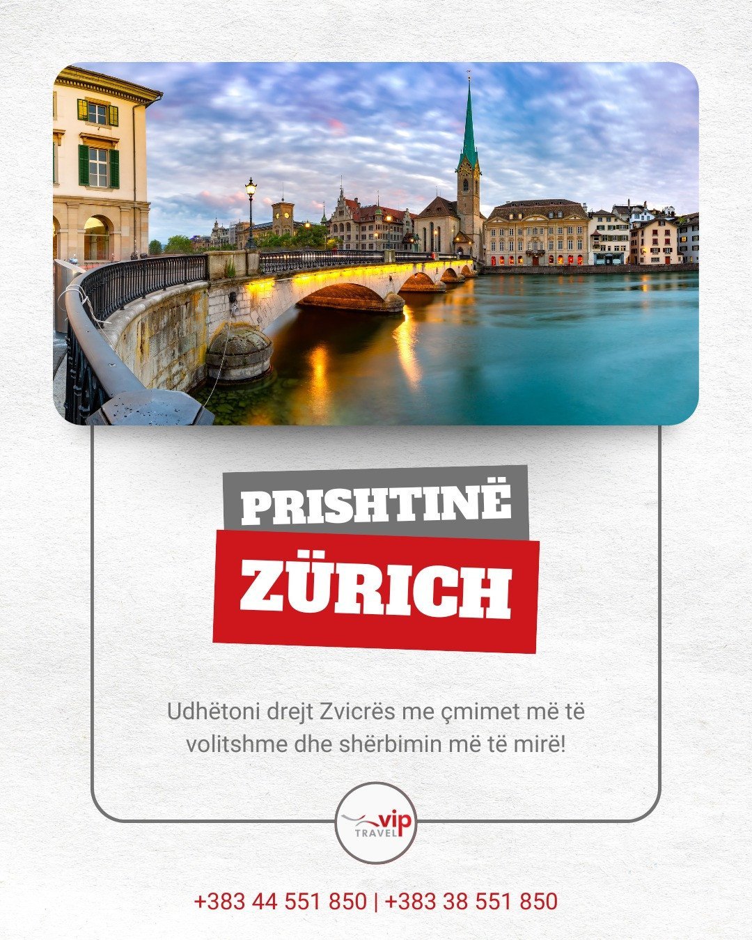 Fluturime direkte nga Prishtina për në Zvicër