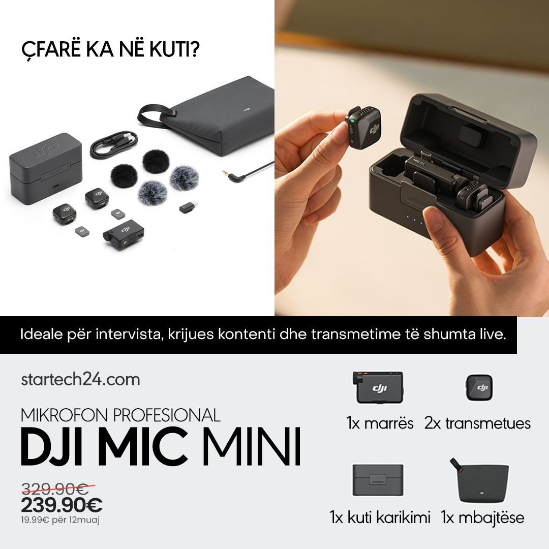Mikrofoni profesional DJI Mic Mini