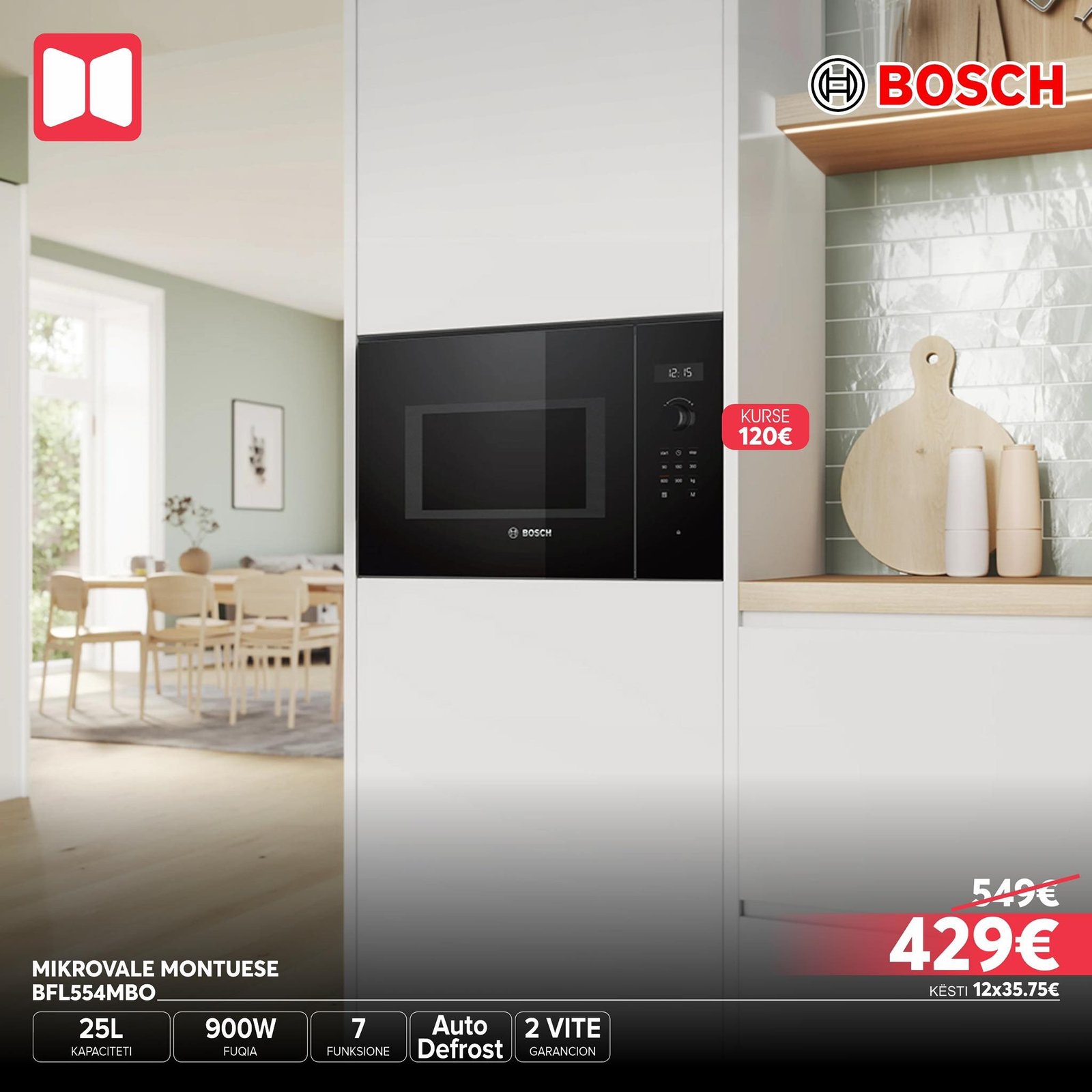 Mikrovala montuese Bosch