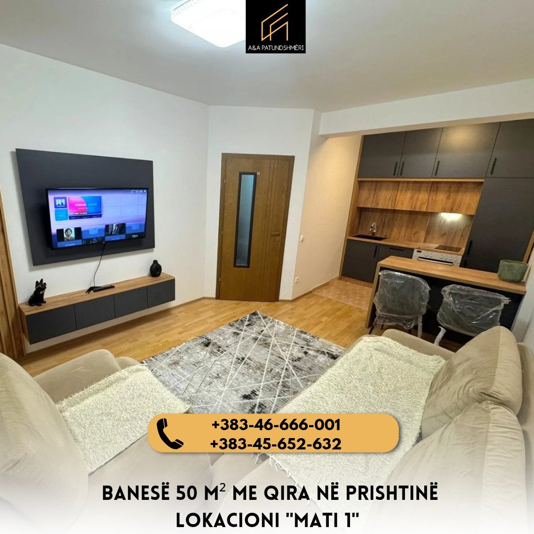 Banesë 50m² me Qira Prishtinë/Mati 1