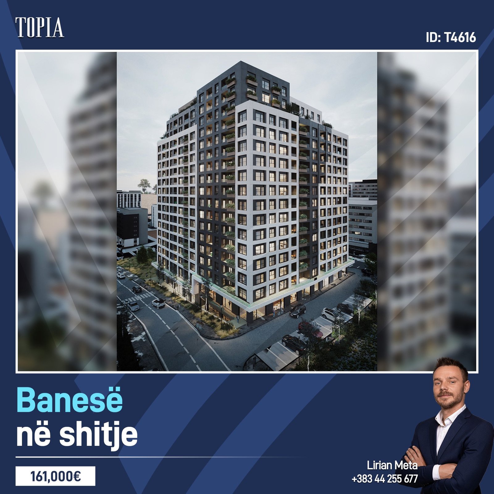 Banesë në shitje në lagjen Bregu i Diellit – VA Residenca 3