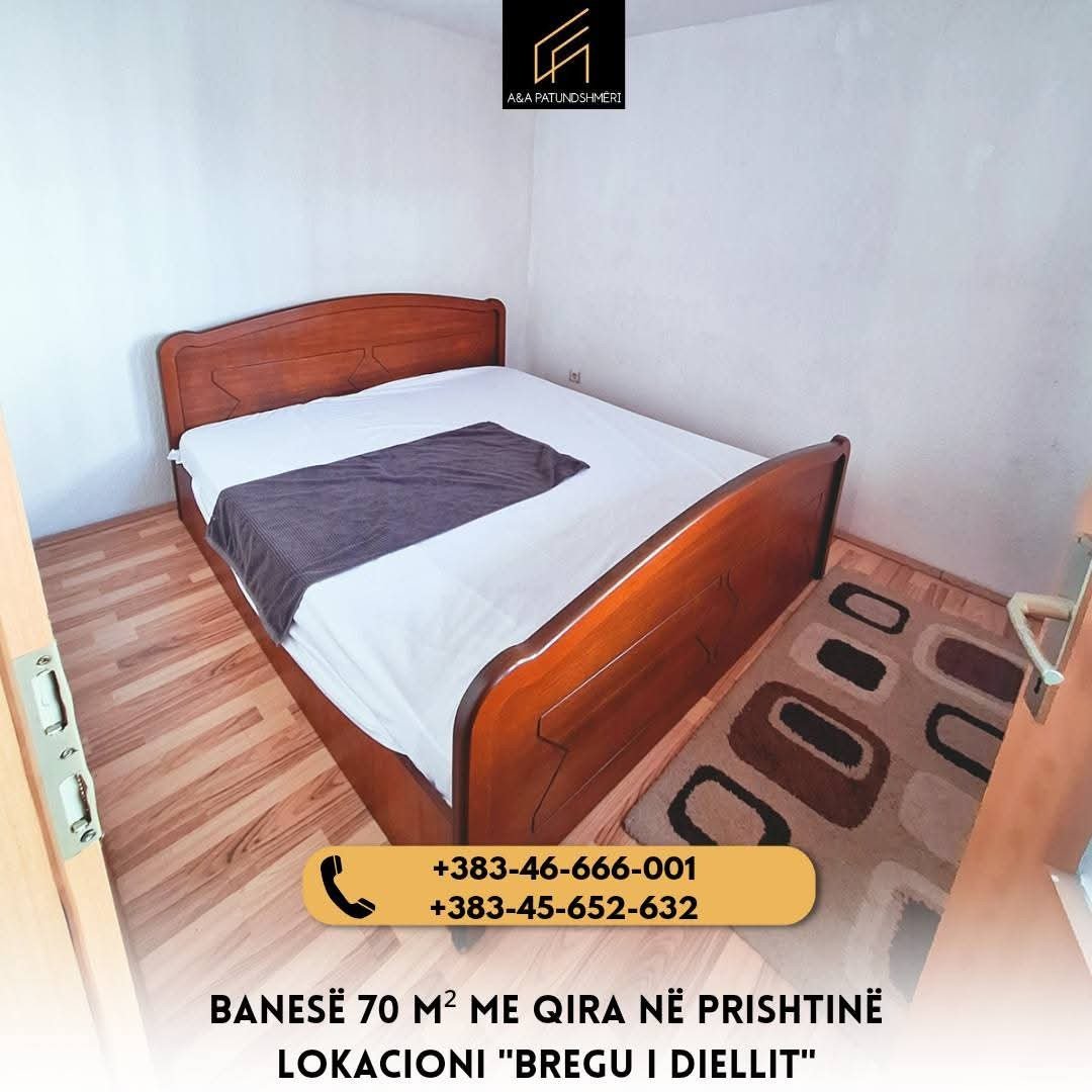 Banesë 70m² me Qira Prishtinë/Bregu i Diellit