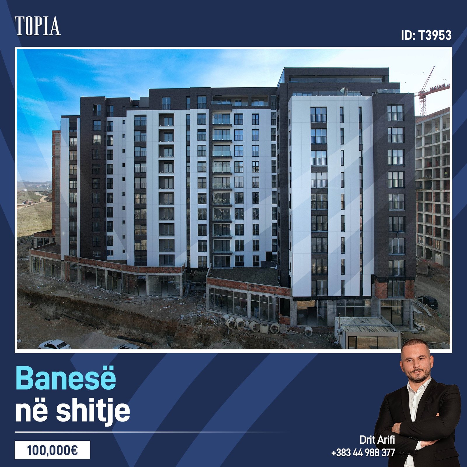 Banesë në shitje në lagjen Prishtina e Re