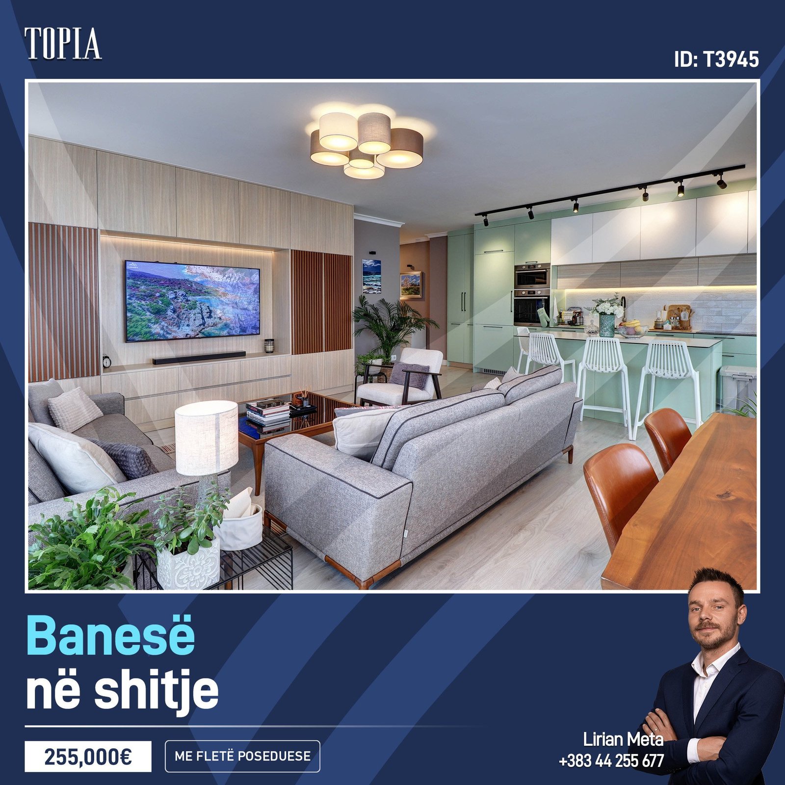 Banesë në shitje në lagjen Mati 1
