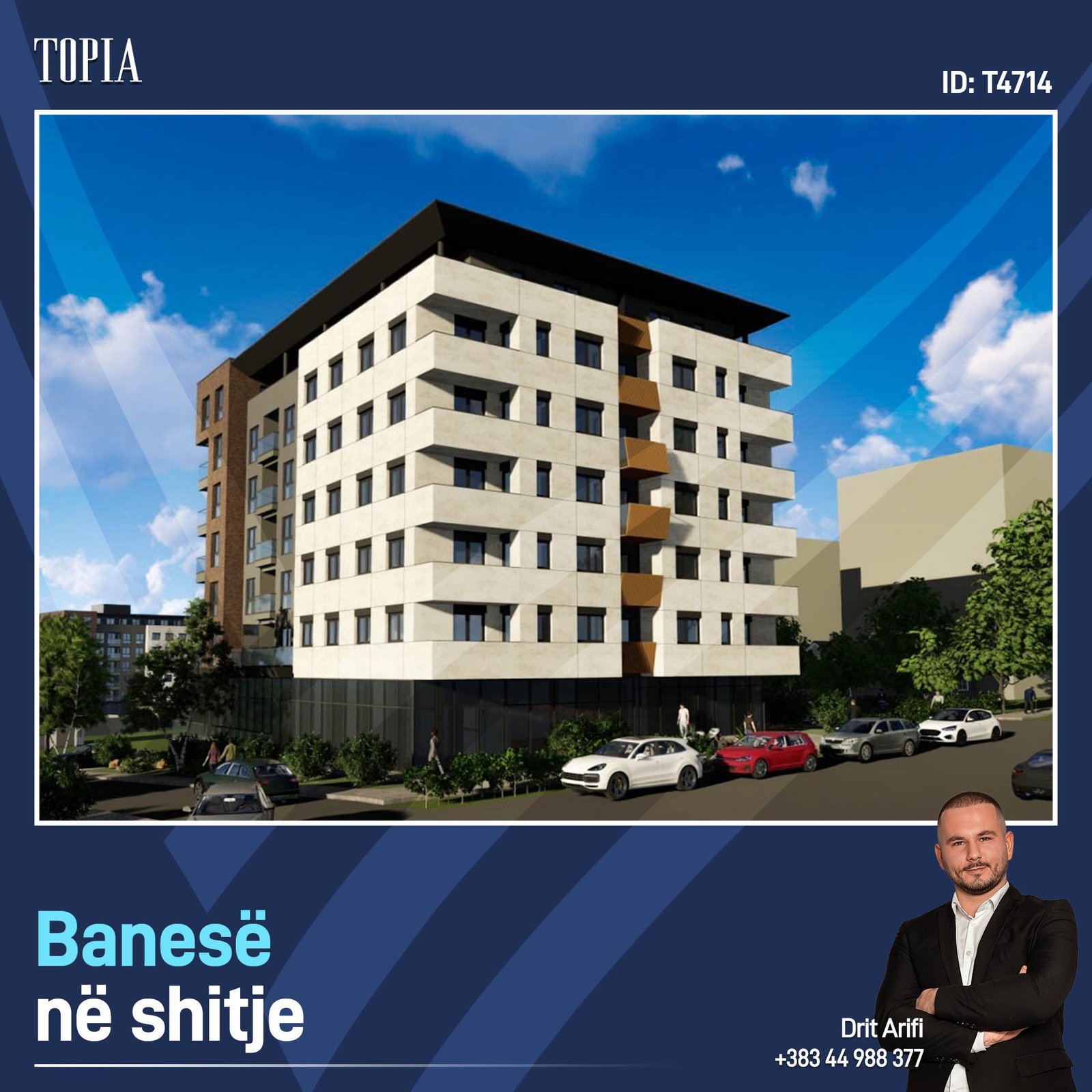 Banesë në shitje në lagjen Mati 1