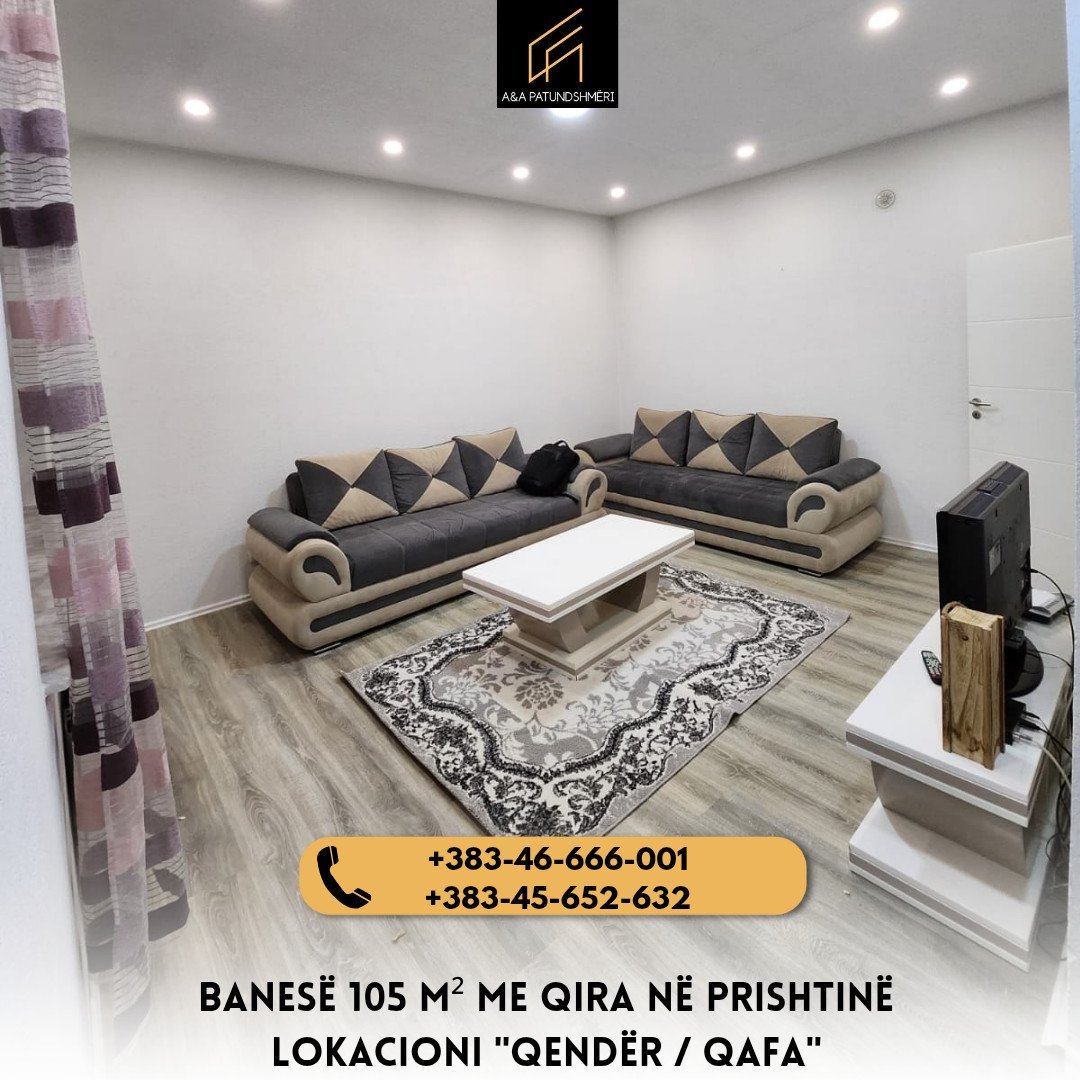 Banesë 105m² me Qira Qendër/Qafa