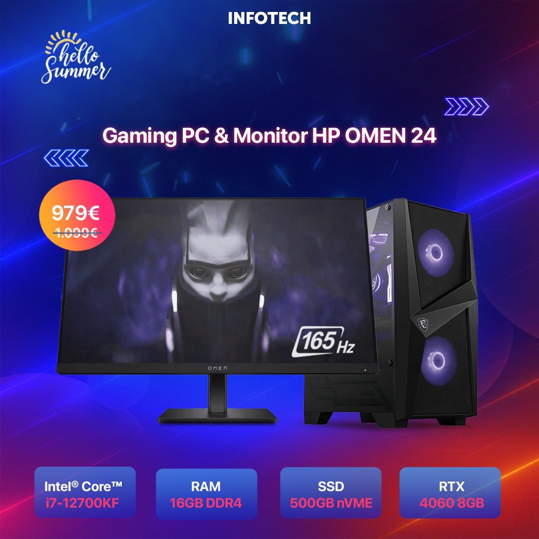 Gaming PC & Monitor