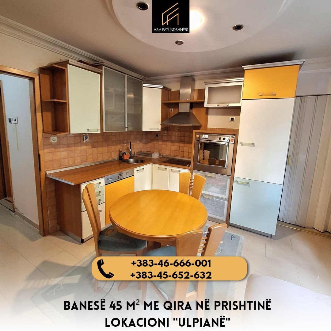 Banesë 45m² me Qira Prishtinë/Ulpianë
