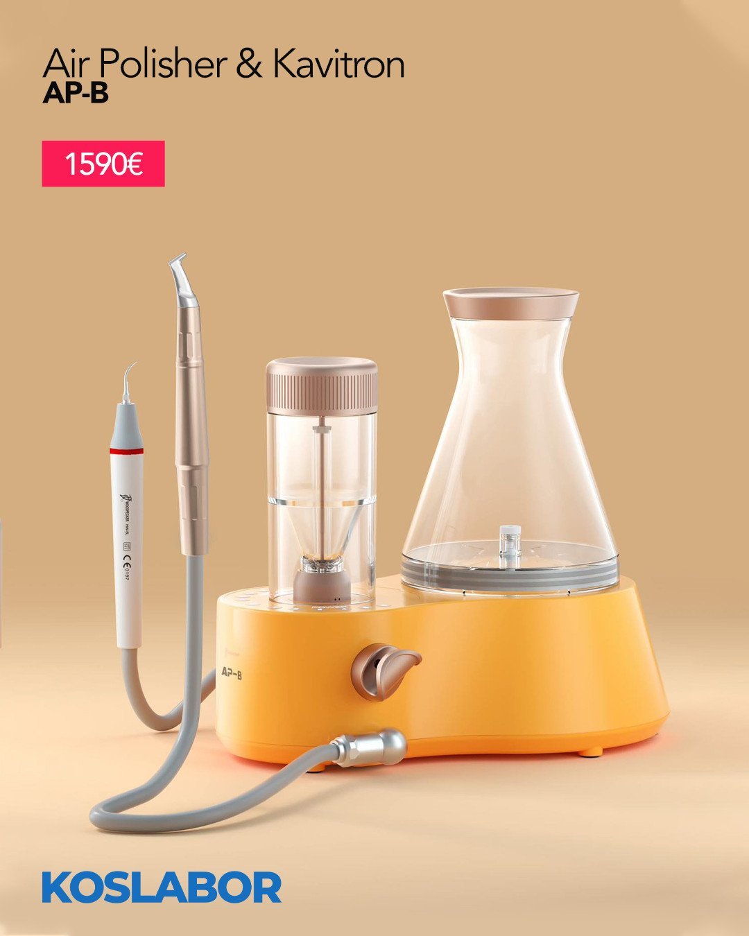 Air Polisher dhe Kavitron Woodpecker AP-B