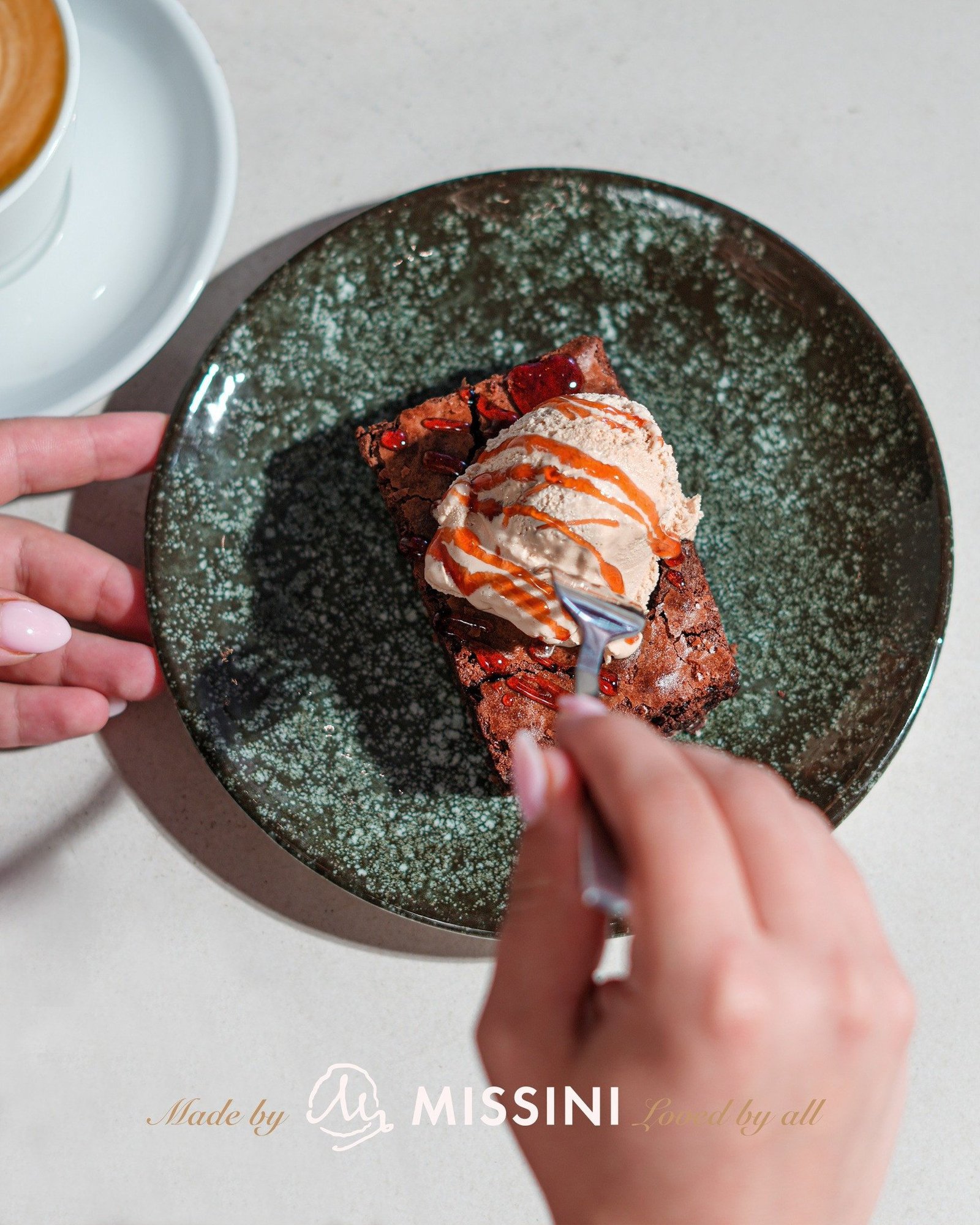 Hot Caramel Brownie