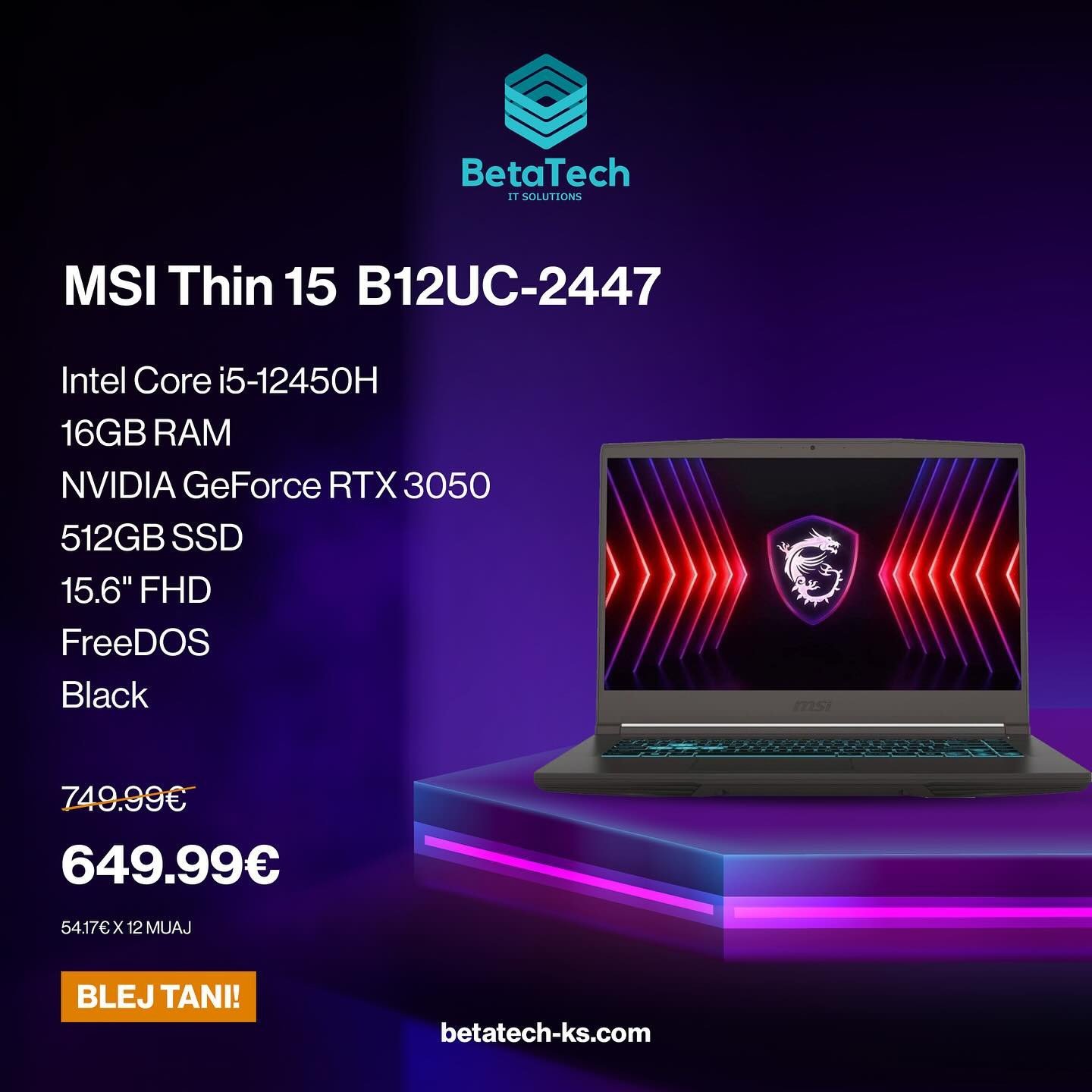 Laptop MSI
