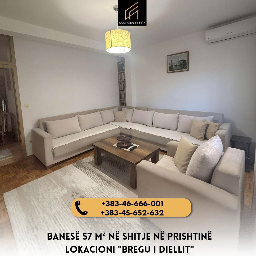 Banesë 57m² në Shitje Prishtinë/Bregu i Diellit