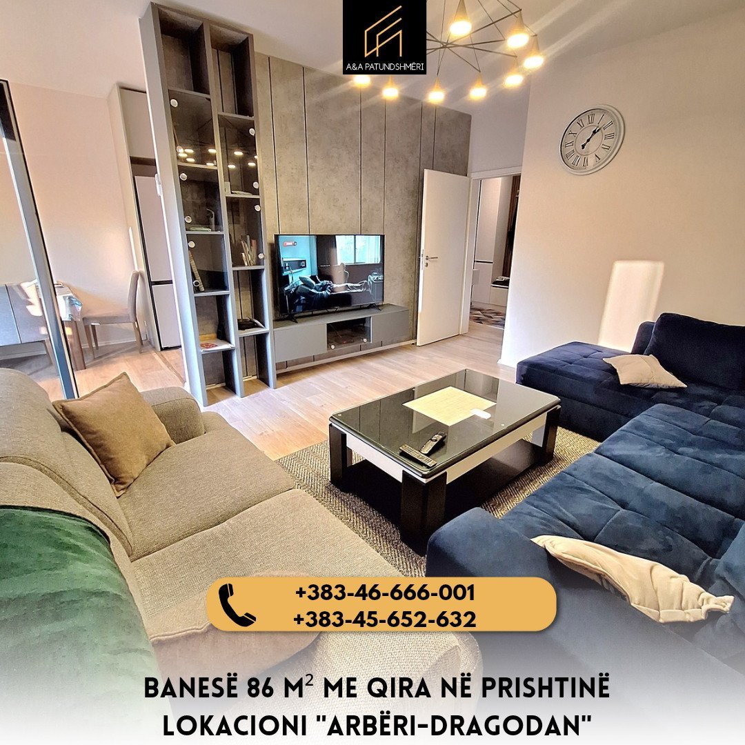 Banesë 86m² me Qira Prishtinë/Arbëri-Dragodan