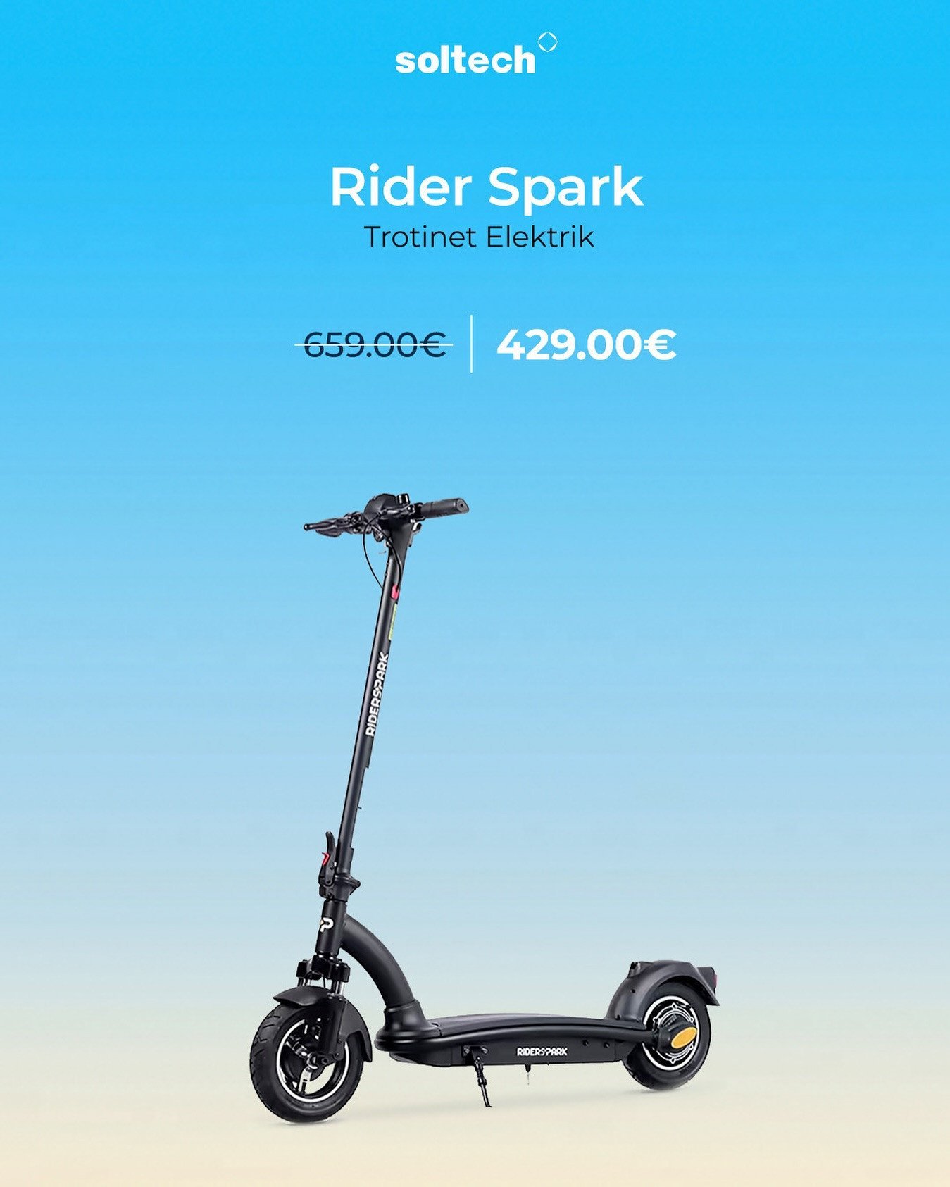 Rider Spark – zgjidhja ideale për lëvizje urbane, ekologjike dhe stil të veçantë