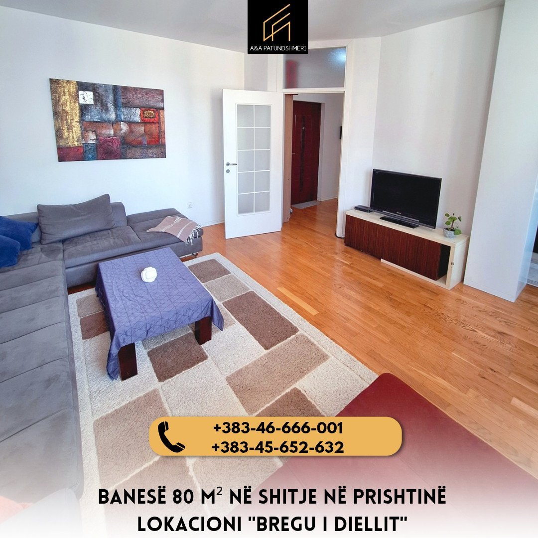 Banesë 80m² në Shitje Prishtinë/Bregu i Diellit