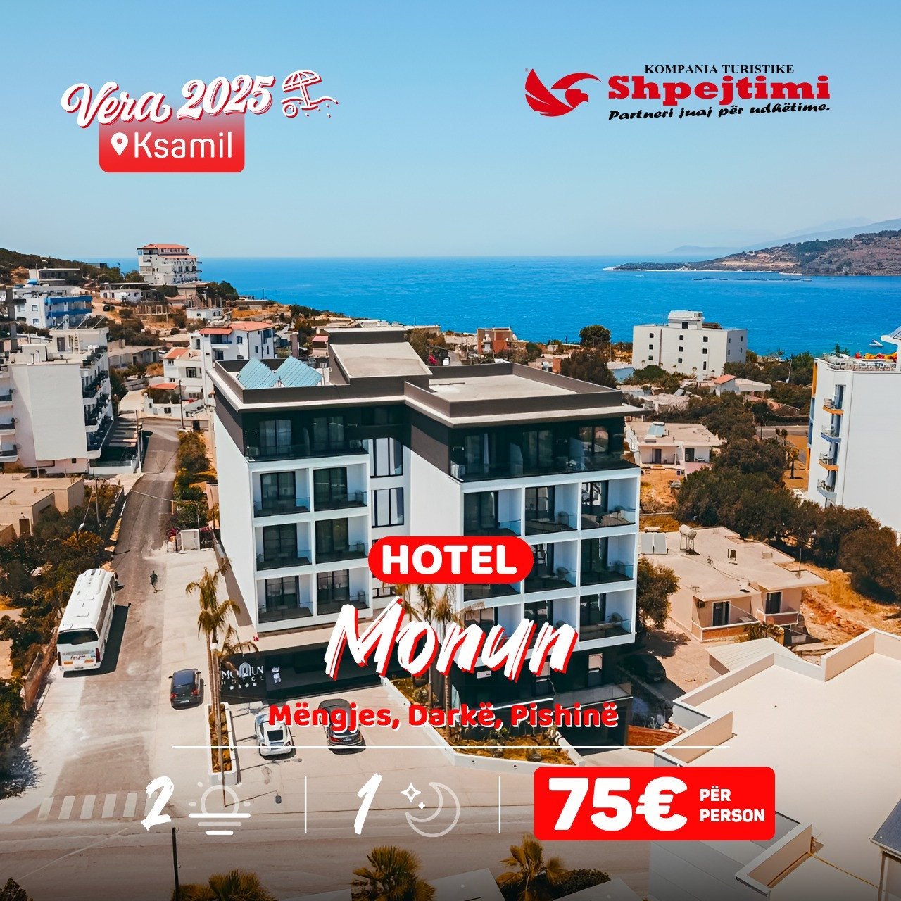 MONUN Hotel - Ksamil, vjen me super komoditet