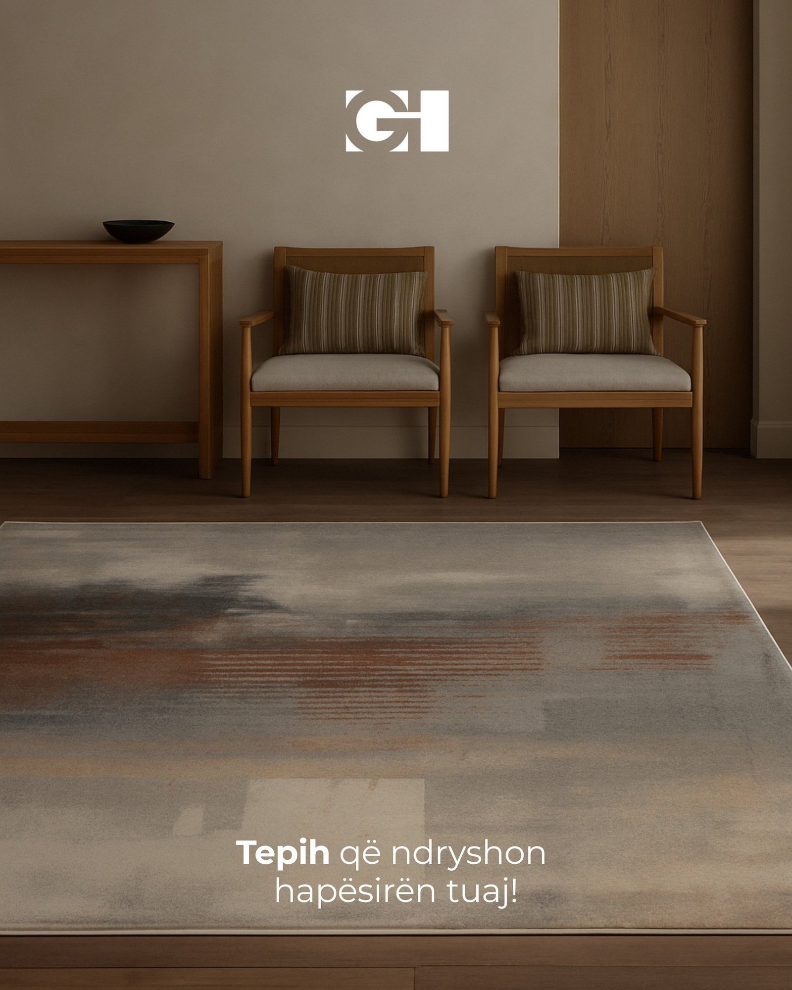 Tepih që transformon hapësirën me elegancë