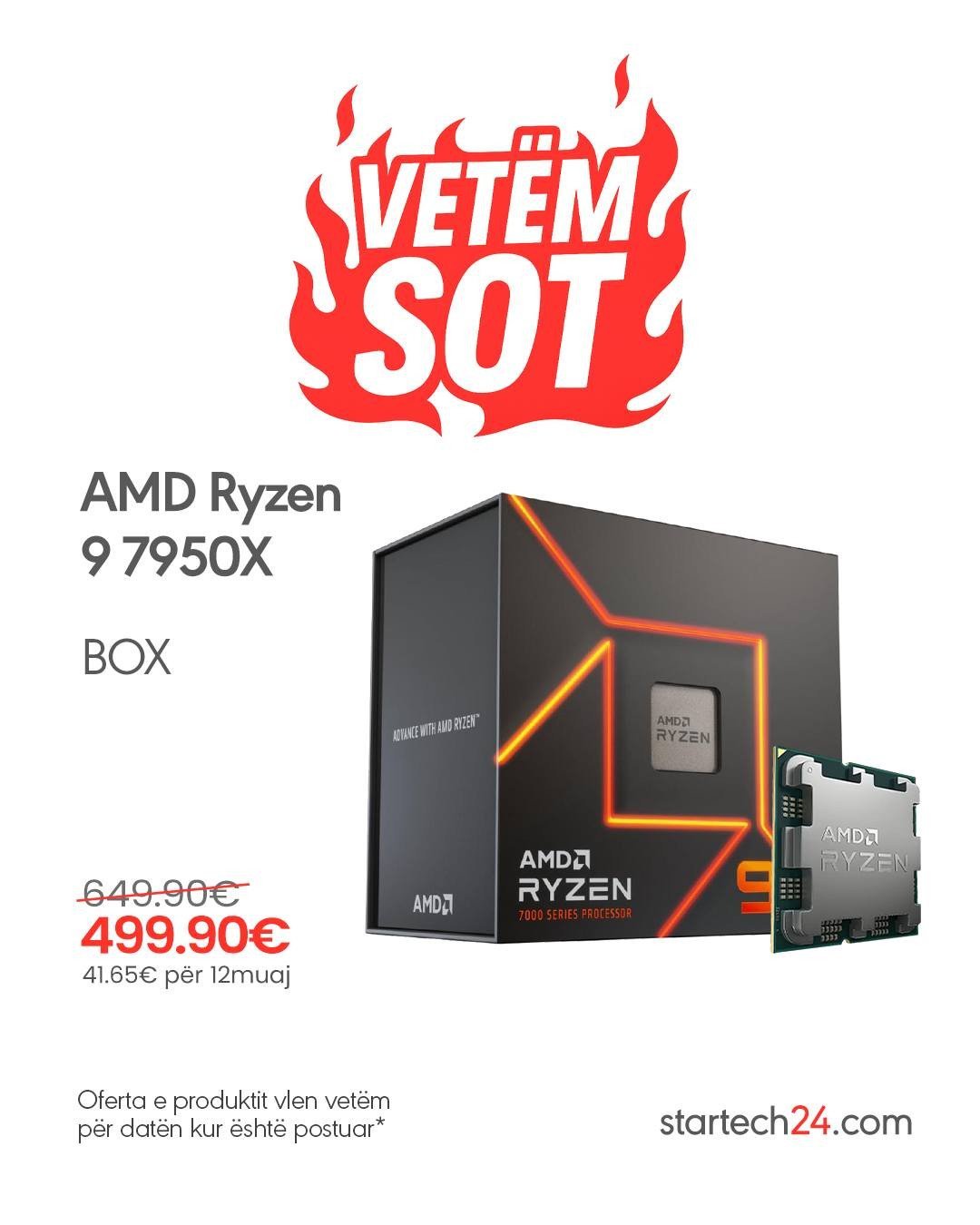 AMD Ryzen 9 7950X - Fuqi maksimale për çdo detyrë