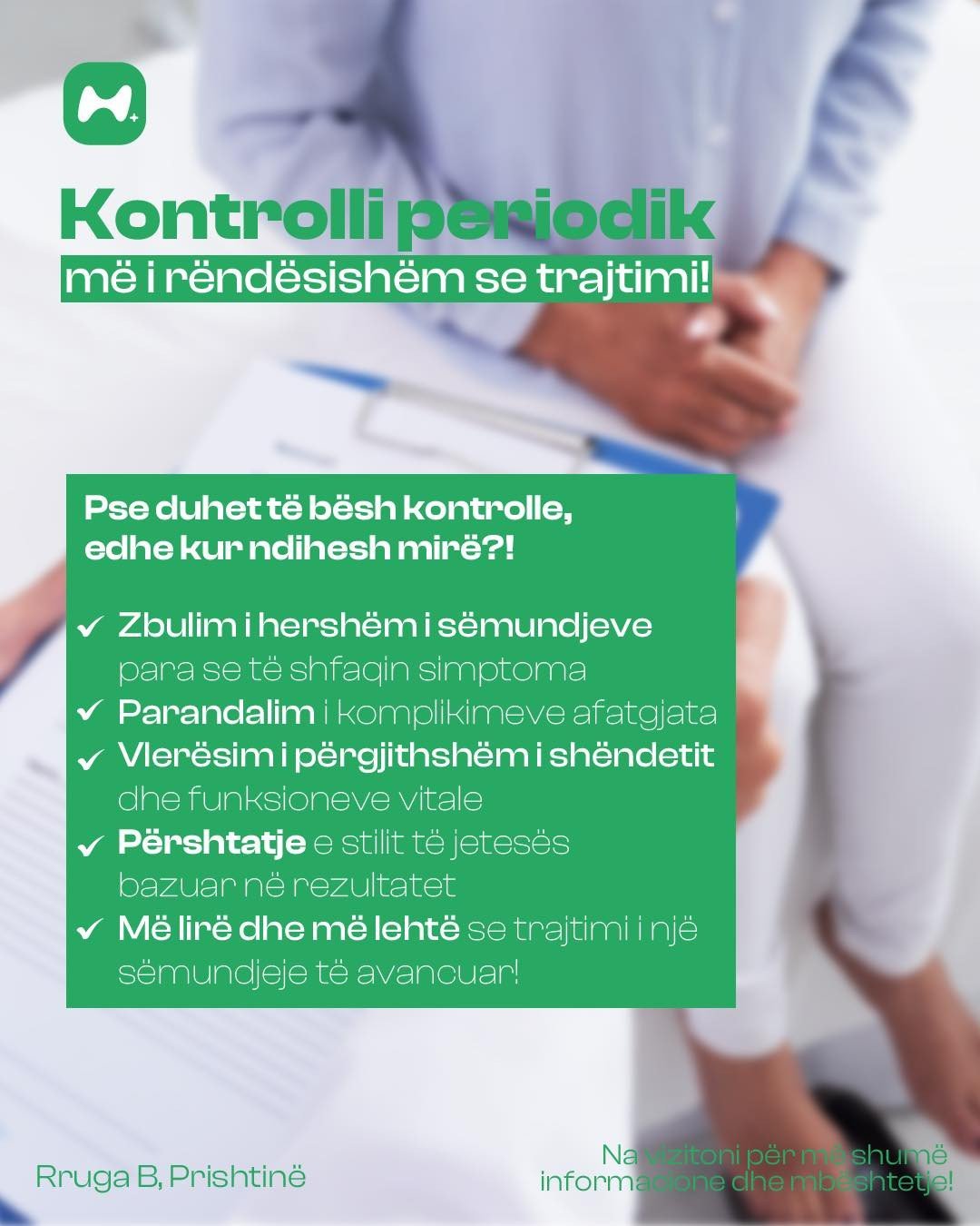 Kontrolli periodik çelësi i shëndetit të qëndrueshëm
