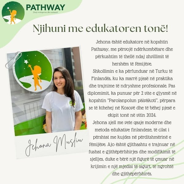 Njihuni me edukatoren tonë !