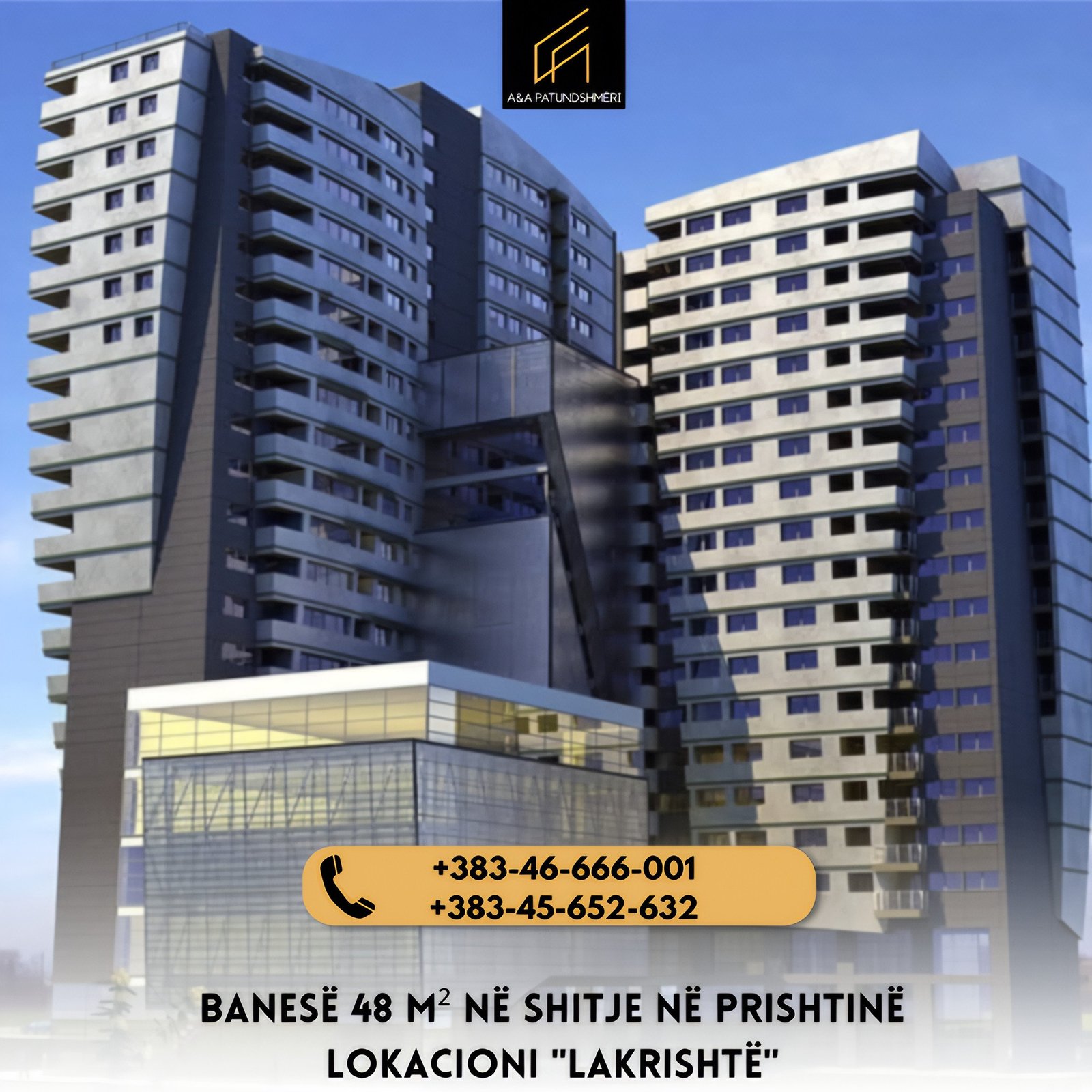 Banesë 48m² në Shitje Prishtinë/Lakrishtë