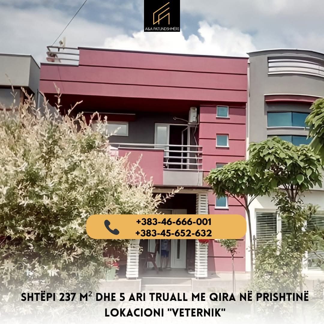 Shtëpi 237m² me Qira Prishtinë/Veternik