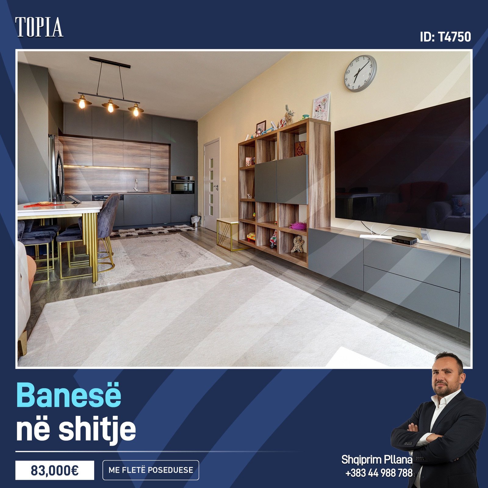 Banesë në shitje në lagjen Kalabria